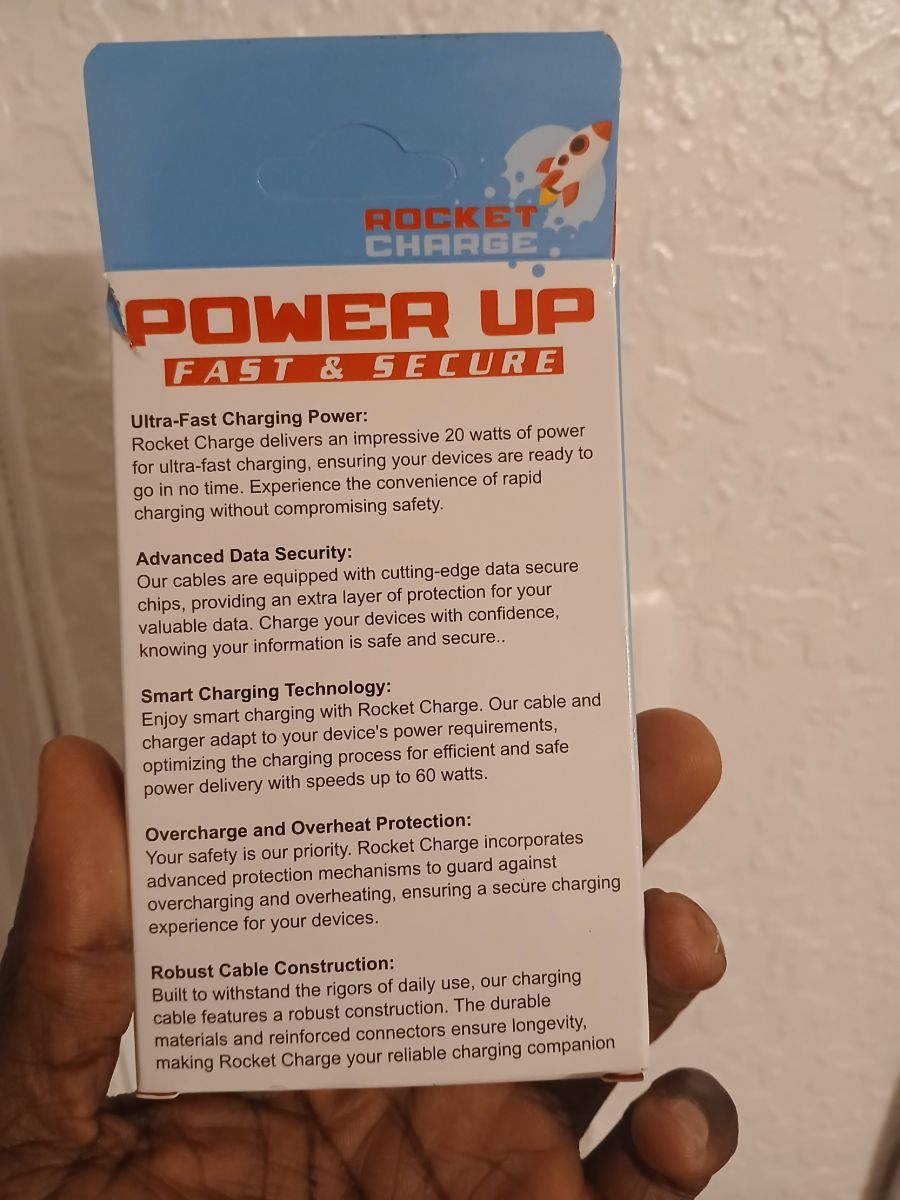 Charger pour Iphone Rochet charge power up 2